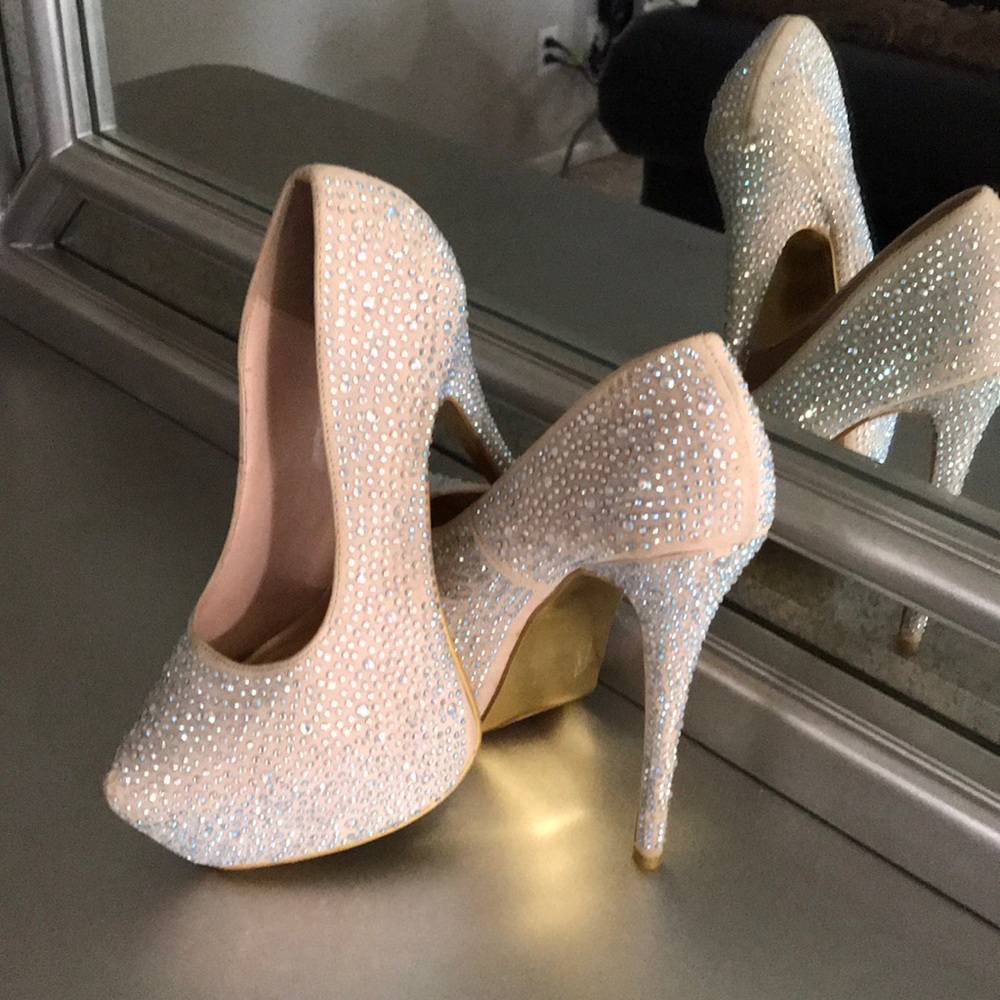 Rhinestone heels